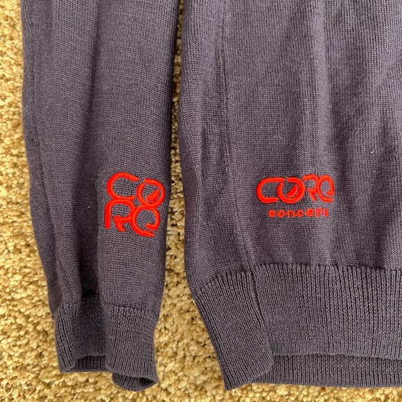 Core concepts ugly sweater skier reindeer size medium merino wool - Picture 3 of 5